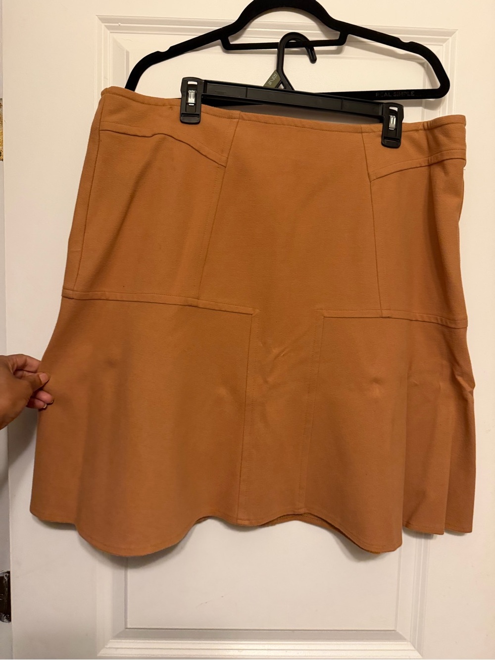 Robert Rodriguez A-Line Skirt in Camel Brown